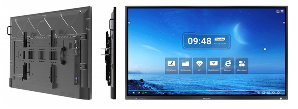 Інтерактивна панель  IBOARD 86″ діагональ, підтримка двох ОС, вбудована камера і мікрофон, (Android 13.0 + Windows)